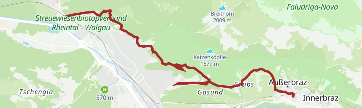 Route map: Sunna-Weg